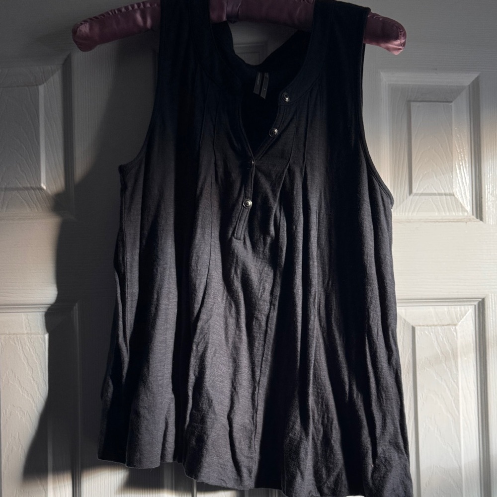 Anthropologie Black Sleeveless Tank Top